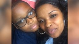 Ronda Lamb and her son, Rahsaan Humphrey, 9, who was diagnosed with MIS-C, a rare complication of Covid-19.