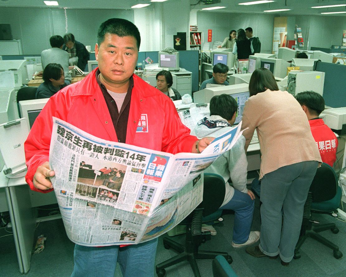 Jimmy Lai in December 1995.