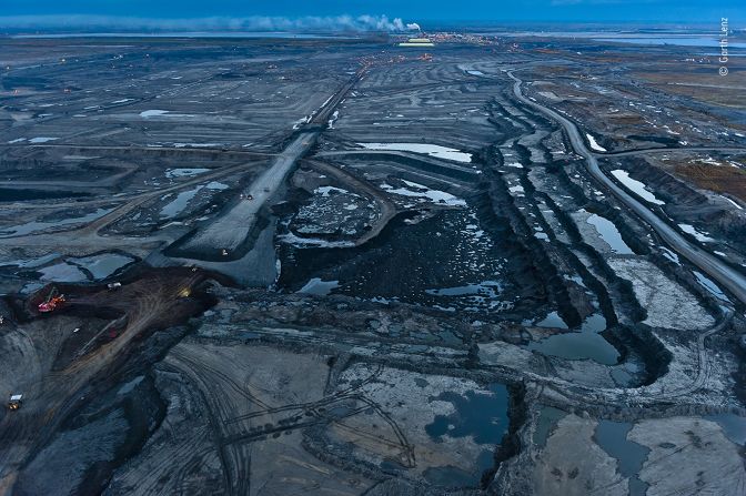 Tar sands in Alberta, Canada.