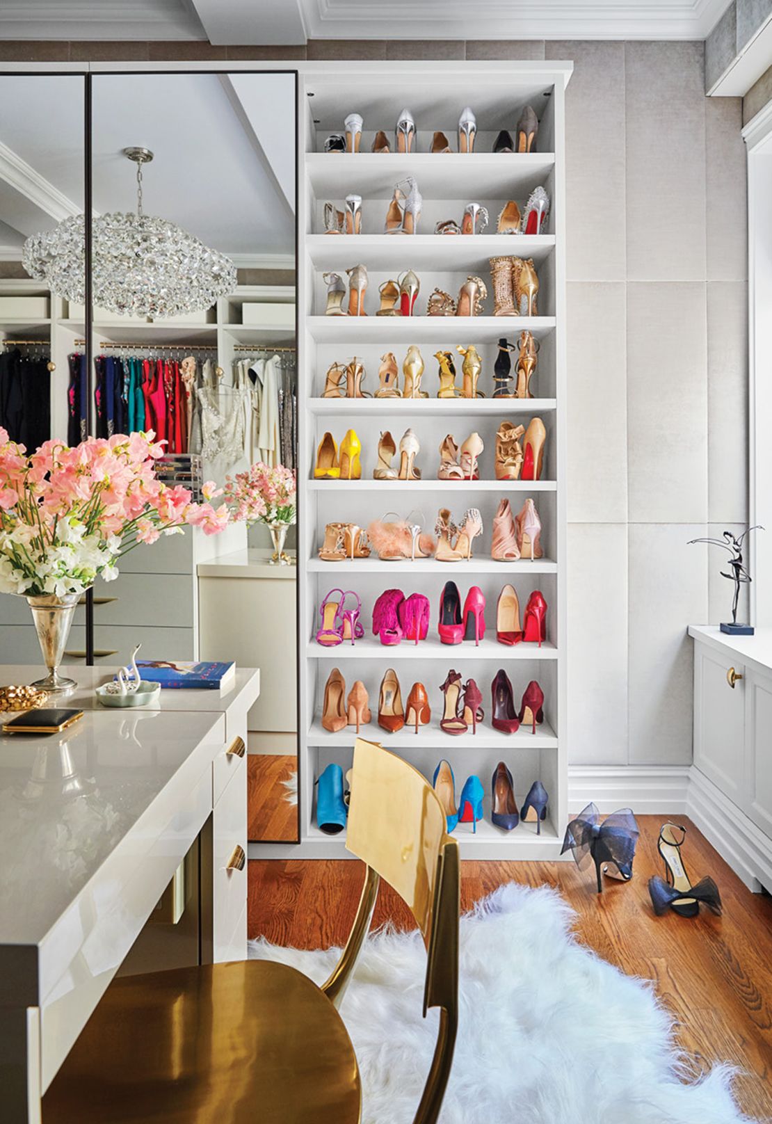 Misty Copeland's dressing room for Architectural Digest's October issue.