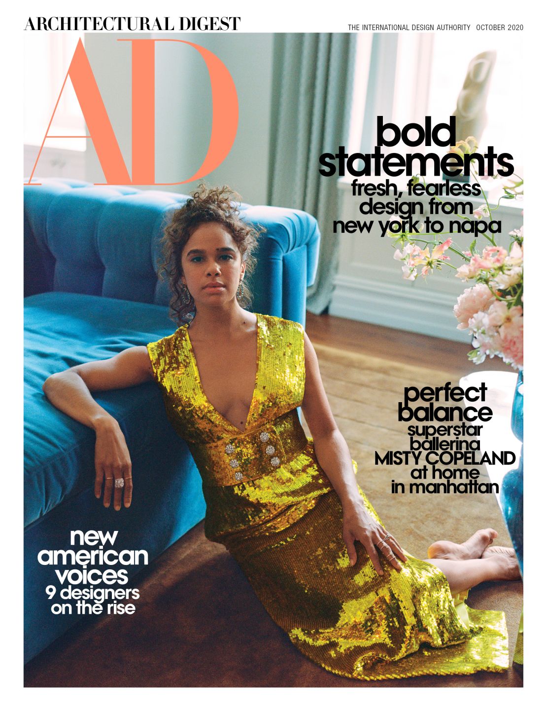Architectural Digest's October cover.