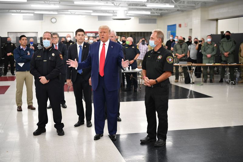 During Kenosha Visit Trump Answers For Pair Of Black Pastors Who Were ...