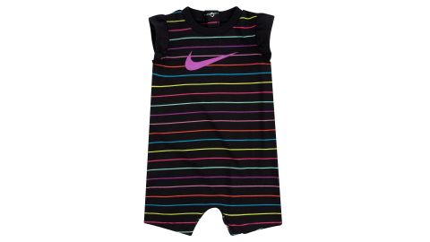 Nike Baby Girls Striped Romper