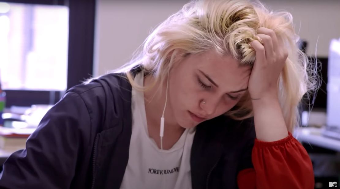 A student featured on MTV's '16 and Recovering.'