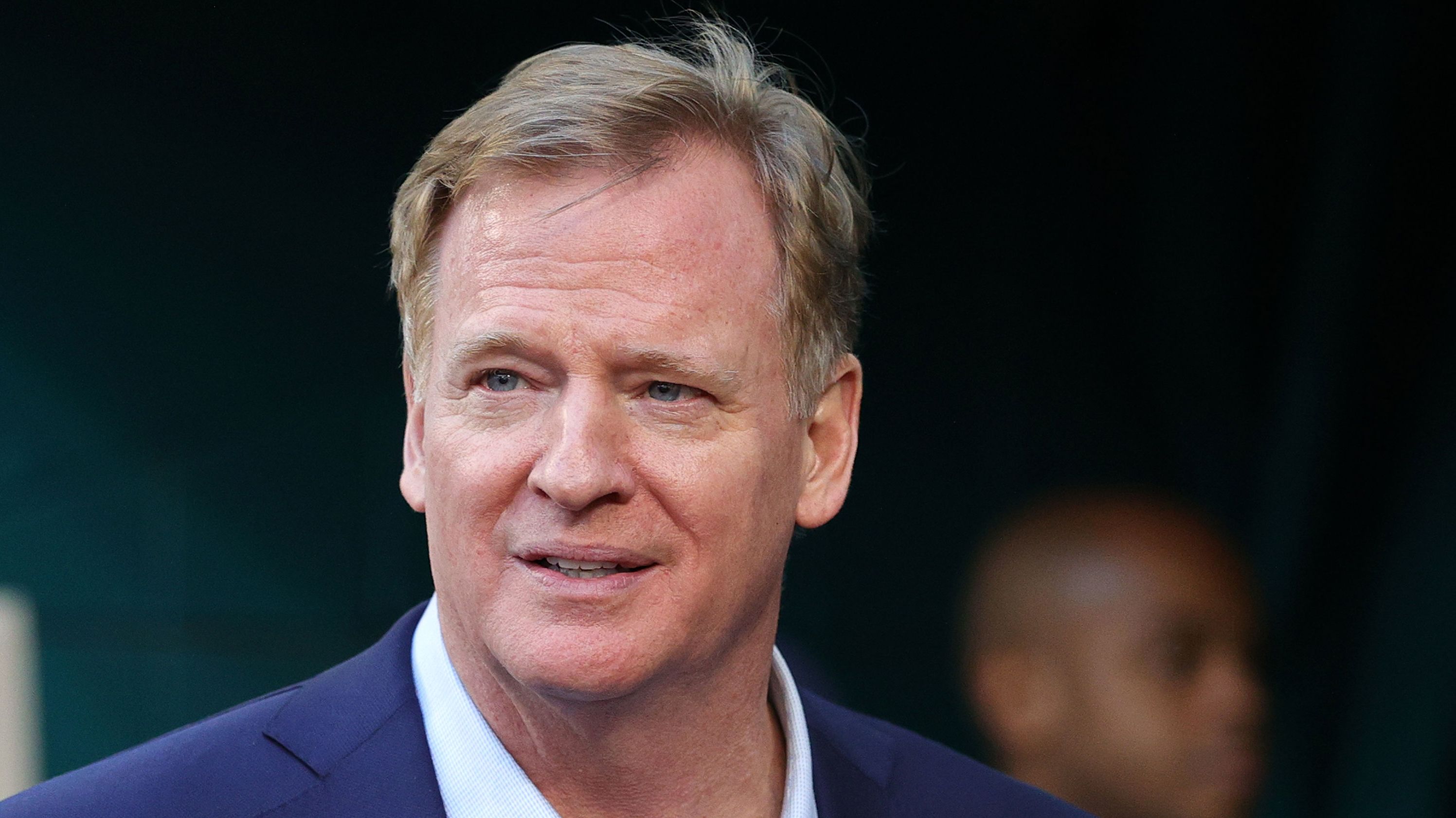 NFL Commissioner Roger Goodell says the league's intent "is to hold as many fans at the Super Bowl that can be done safely."