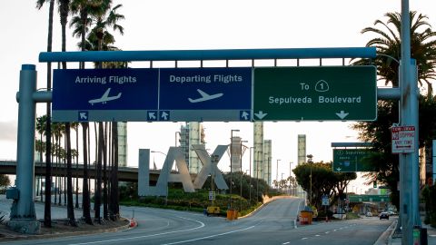 A second sighting of a man flying near LAX using a jetpack was reported Wednesday.