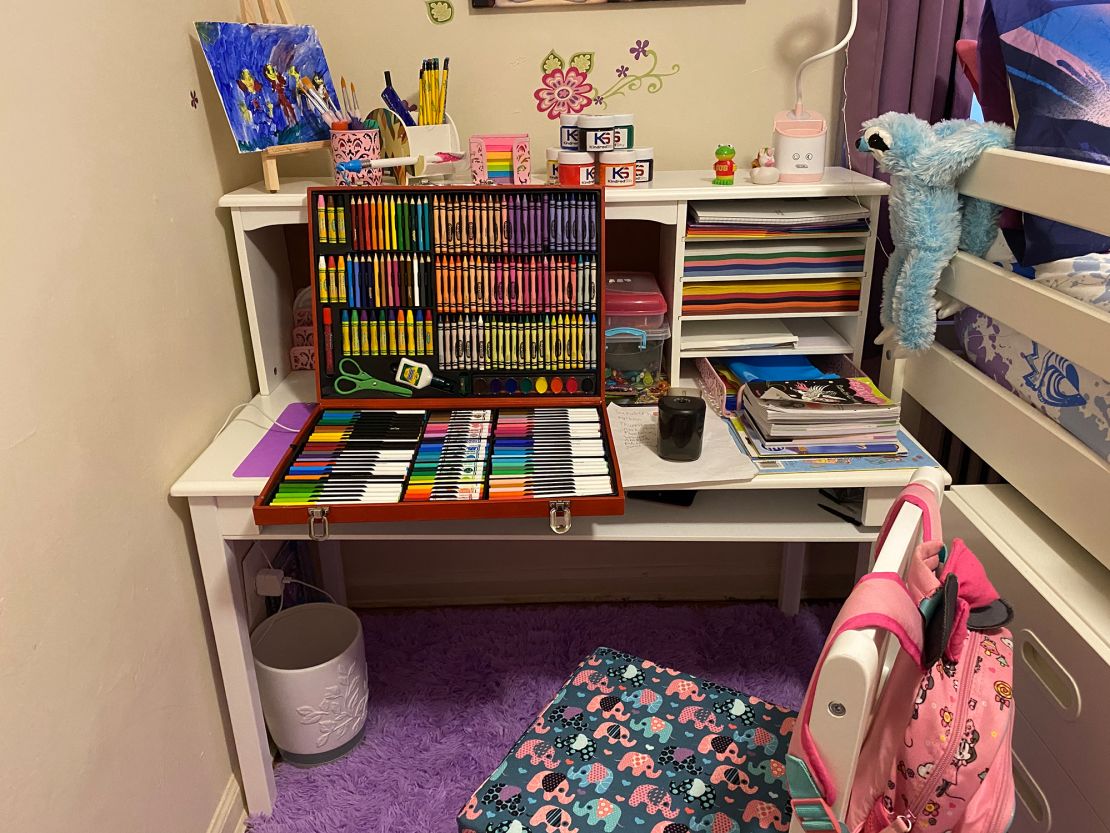 The Andinos wanted to provide their 6-year-old daughter with everything she would normally have in her first-grade classroom.