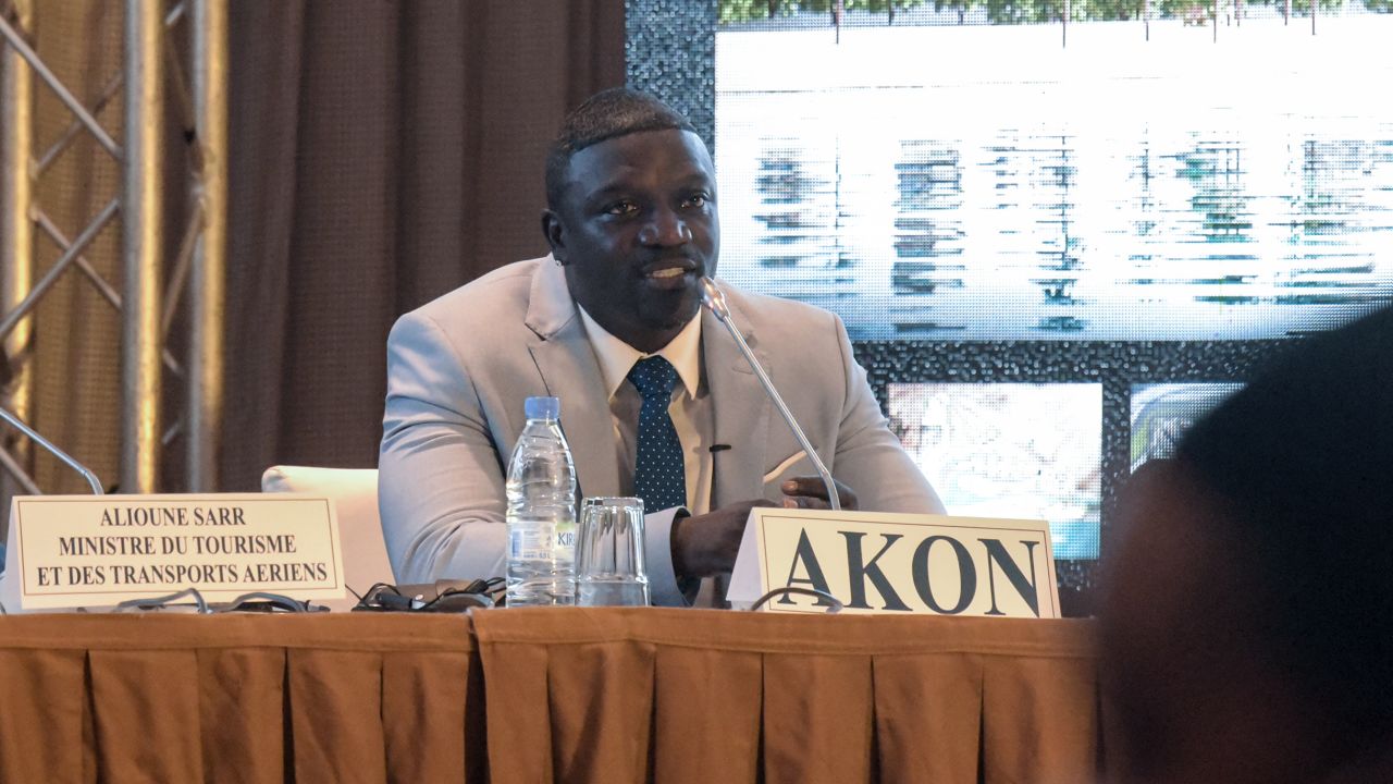 Akon told a press conference that work would begin on his city in 2021.