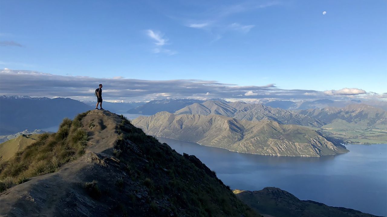 <strong>Ryan Cogdill: </strong>Cogdill often takes a month off in between assignments to travel abroad. In this photo, he is in Roys Peak in New Zealand.