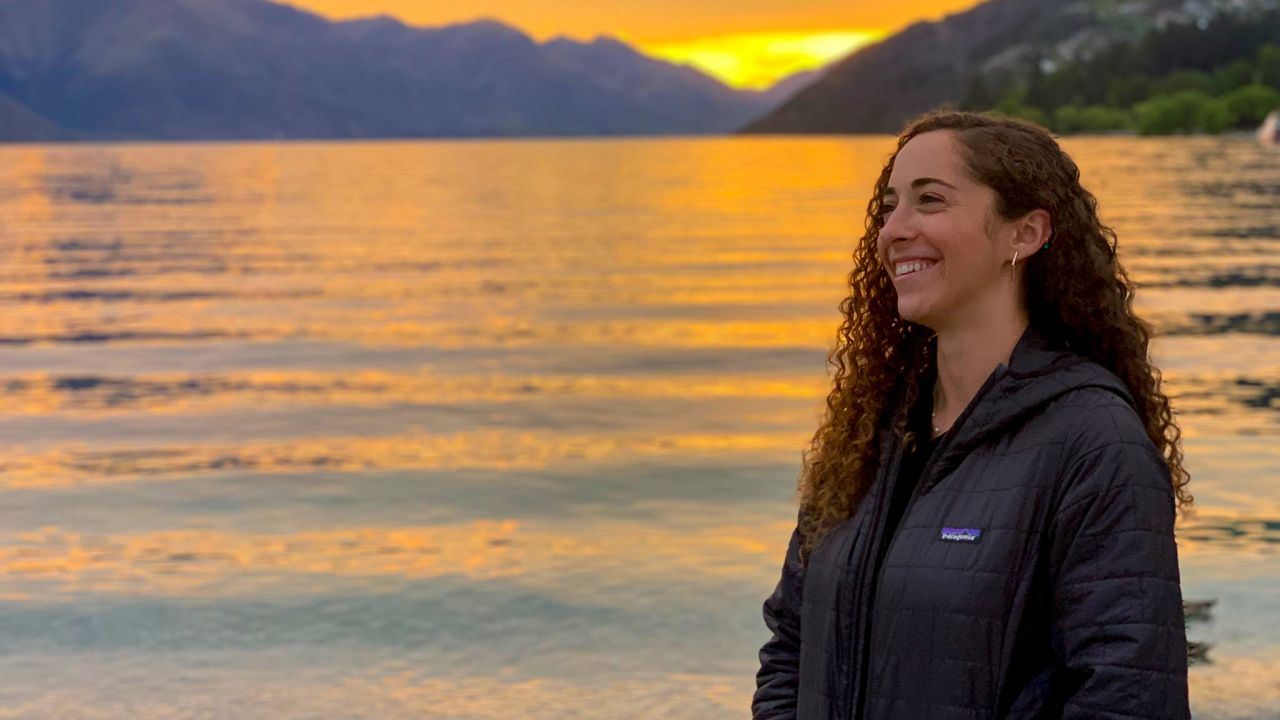 <strong>Sierra Levin: </strong>Remembering being Lakeside in Queenstown, New Zealand, Levin says she scared to fly right now so is staying put in Texas at the moment.