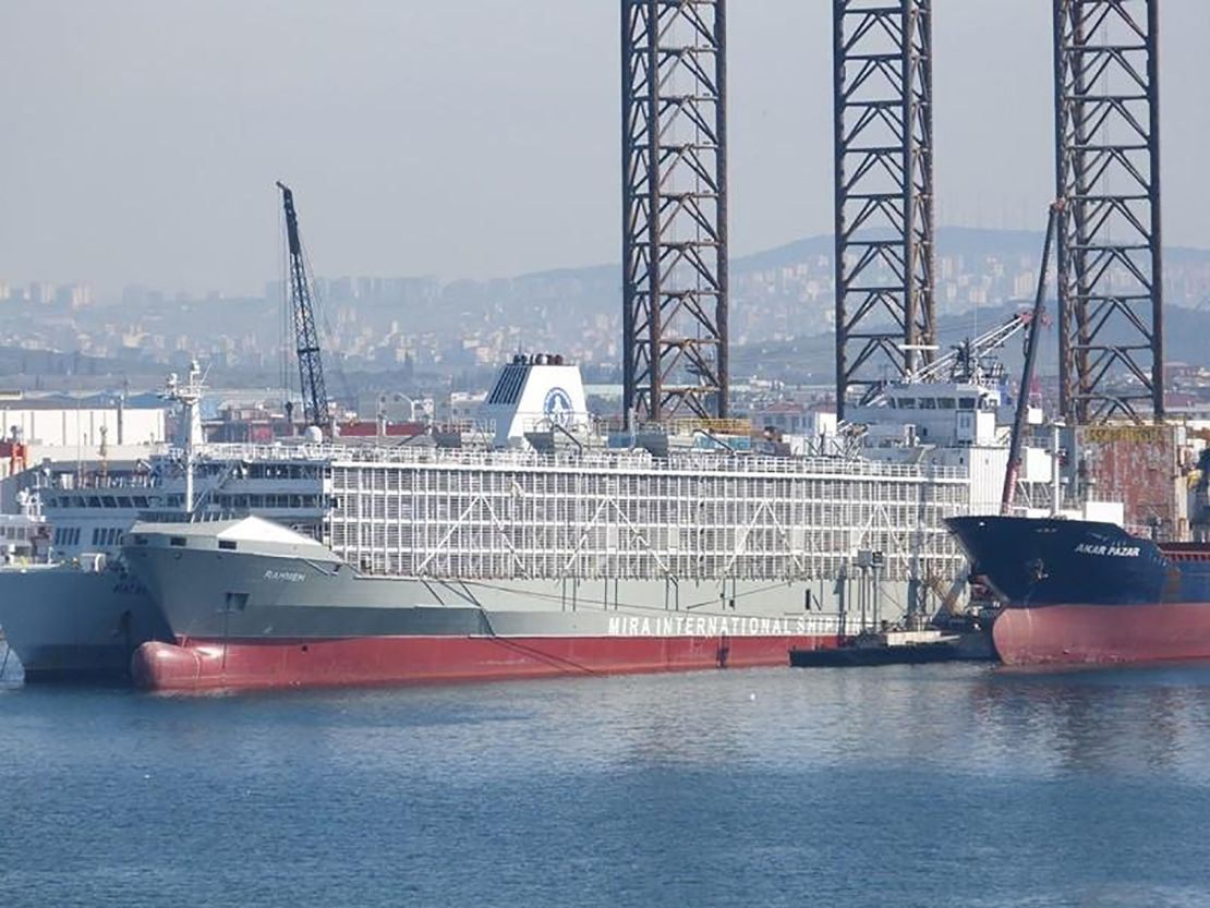 File photo of Gulf Livestock 1 in 2016. The cargo vessel was formerly called Rahmeh before 2019.