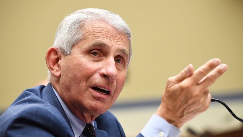 Dr. Anthony Fauci, director of the National Institute for Allergy and Infectious Diseases, testifies before a House Subcommittee on the Coronavirus Crisis hearing on July 31, 2020 in Washington, DC. (Photo by Kevin Dietsch-Pool/Getty Images)
