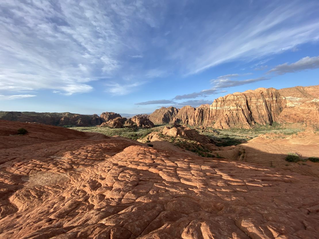 Blogger Lee Abbamonte has been posting stunning shots like this one, of Snow Canyon State Park in Utah, since he started traveling again.