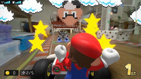 What "Mario Kart Live: Home Circuit" looks like.