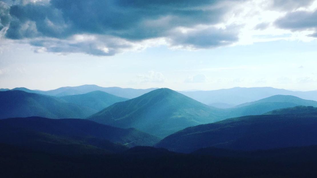 The view from Big Creek Baldy in Kootenai National Forest, in northwest  Montana is breathtaking.