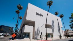 The exterior of the iconic Neiman Marcus department store after it declared bankruptcy, making it the largest U.S. retailer to fail due to the coronavirus outbreak which has devastated the U.S. economy, in Beverly Hills, California on May 8, 2020. - An unprecedented 20.5 million jobs were destroyed in April in the world's largest economy, the biggest amount ever recorded, the Labor Department said in a report released Friday, the first to capture the impact of a full month of the lockdowns. (Photo by Mark Ralston/AFP/Getty Images)