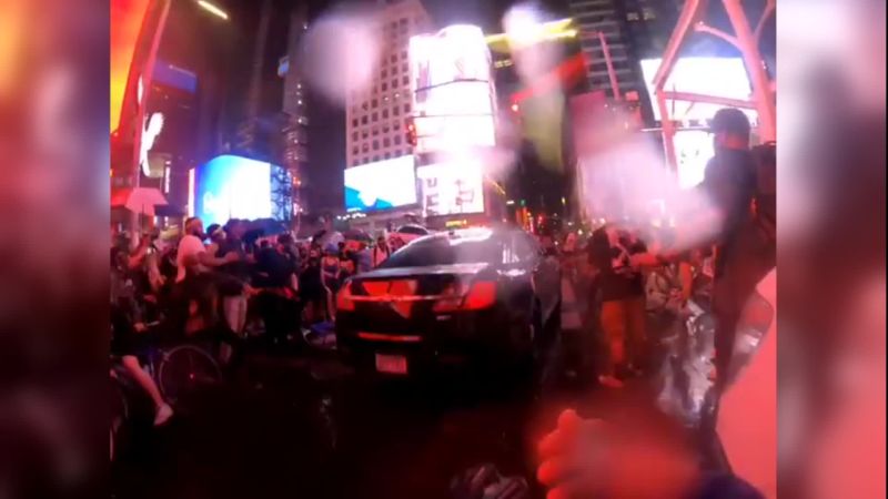 NYPD investigating car that plowed into a group of BLM protesters in ...