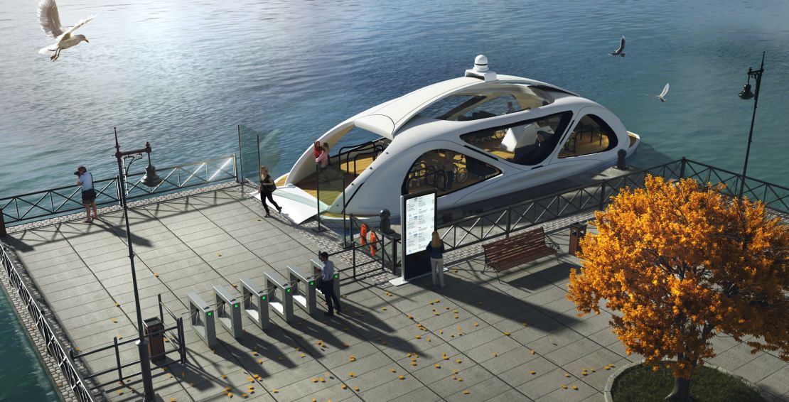 Zeabuz says its self-driving ferry will be given a sleek, modern aesthetic, to match its advanced tech, in the next five years.