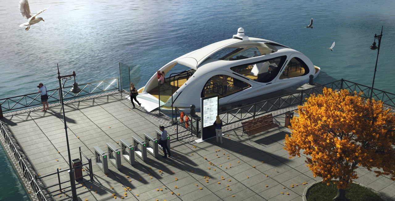 Zeabuz says its self-driving ferry will be given a sleek, modern aesthetic, to match its advanced tech, in the next five years.
