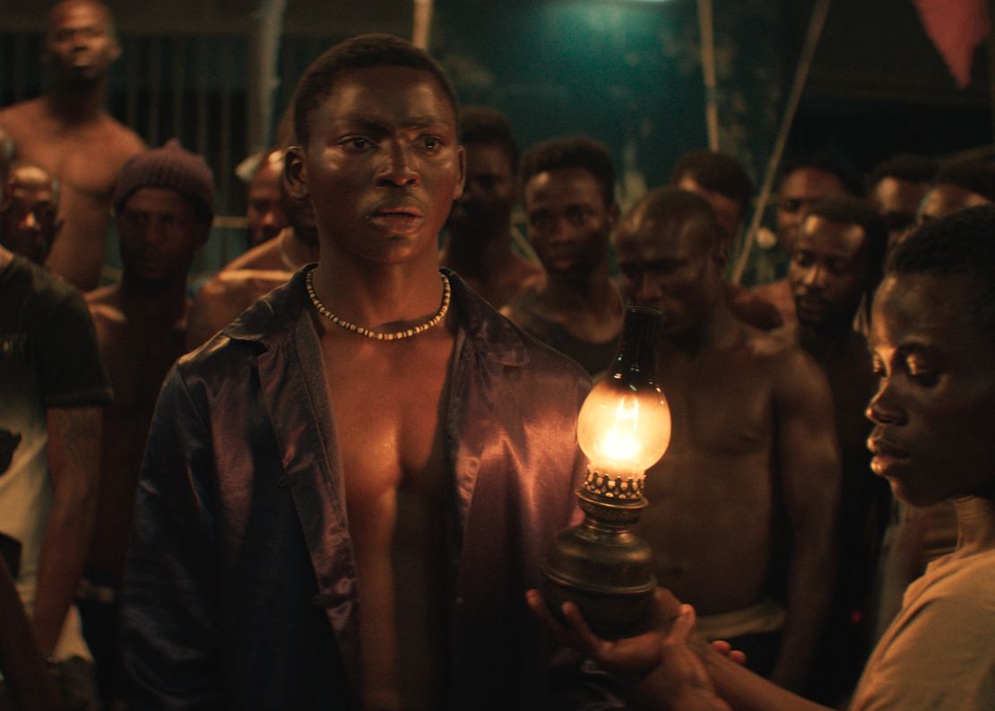 Koné Bakary as Roman, the young inmate forced to tell stories at La MACA prison.