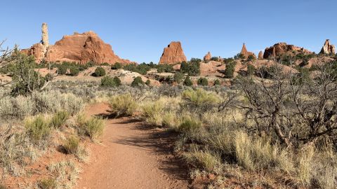 Utah's red rocks make for a stunning road trip, and you can stretch your legs in Kodachrome Basin State Park.