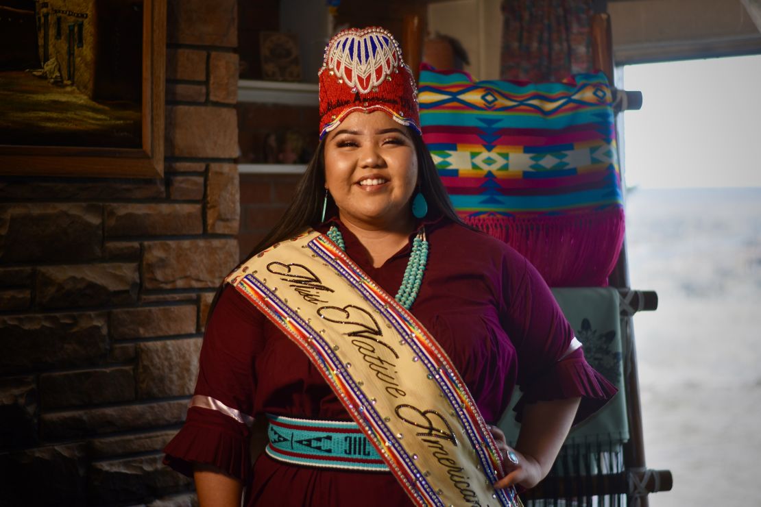 Miss Native American USA Lexie Michael James and her friends wanted to help families in the Hopi reservation with children by donating school supplies.  