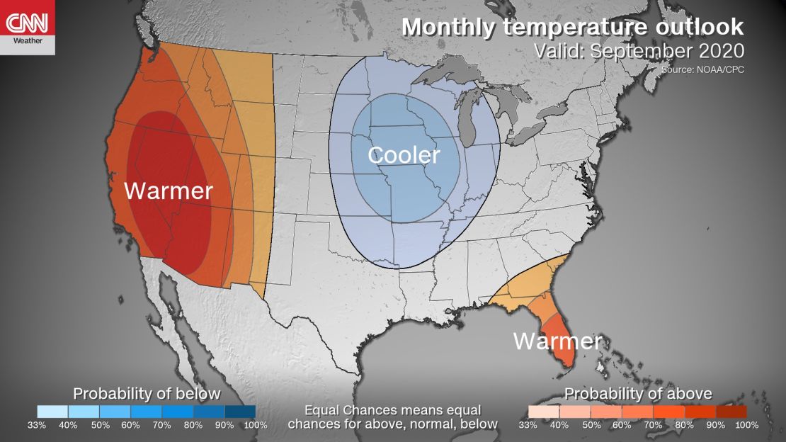 weather september temperature cpc outlook 09052020