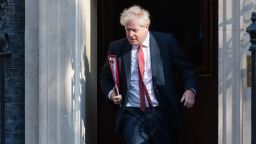 British Prime Minister Boris Johnson leaves 10 Downing Street in central London to attend a Cabinet meeting as Parliament returns after summer recess amid the ongoing Coronavirus pandemic on 01 September, 2020 in London, England. (Photo by WIktor Szymanowicz/NurPhoto via Getty Images)
