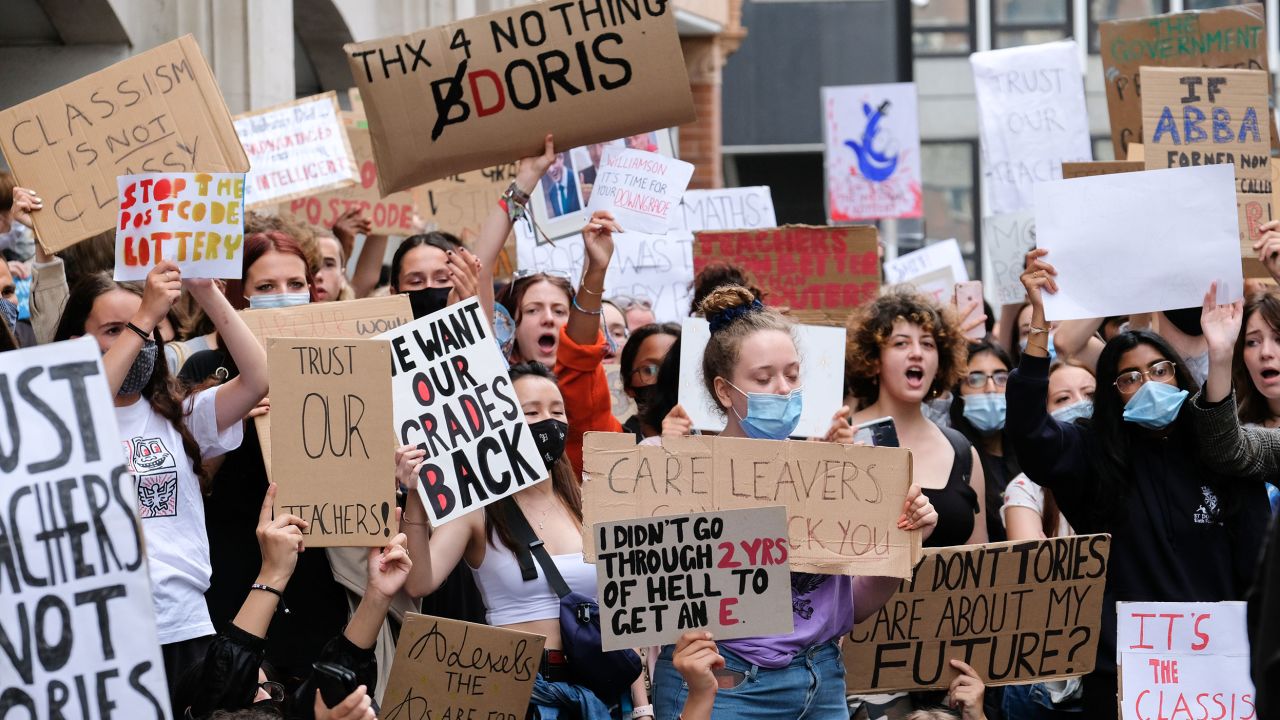 Johnson's government has been forced to make a series of U-turns, including on A Level results after a national outcry.