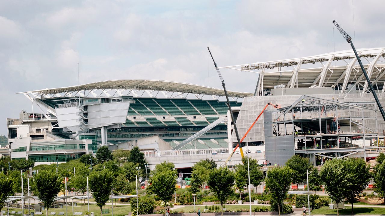 Paul Brown Stadium, the home of the Cincinnati Bengals, will play host to a limited number of fans for two games.