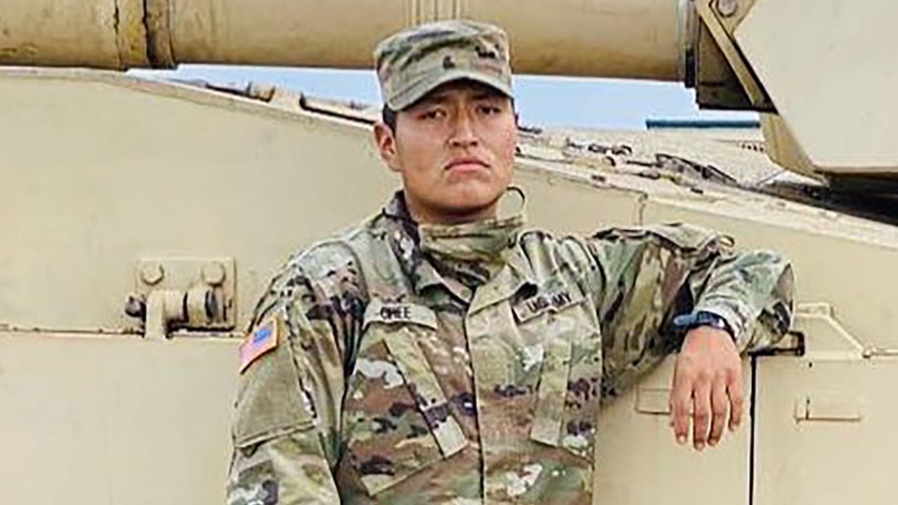 Pvt. Corlton L. Chee died Tuesday, five days after collapsing during a training exercise, Fort Hood said.
