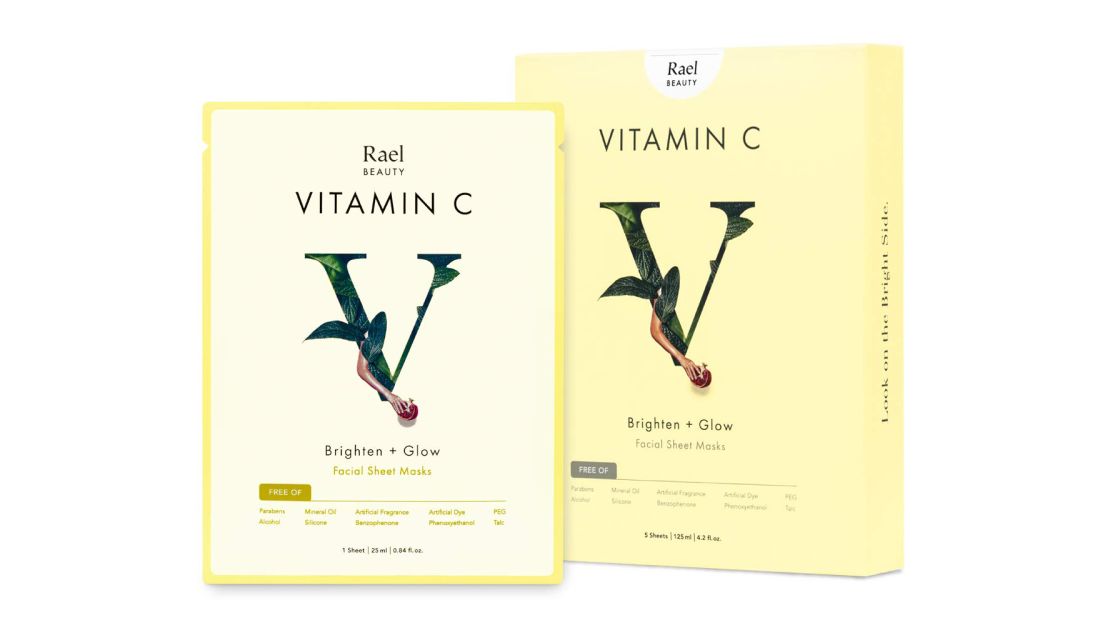 Rael Bamboo Vitamin C Face Masks