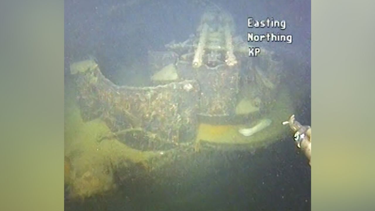 The wreckage lay undetected on the seabed for 80 years.