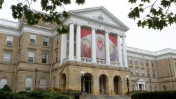 MADISON, WI - OCTOBER 12: An outside view of Bascom Hall on the campus of the University of Wisconsin on October 12, 2013 in Madison, Wisconsin. (Photo by Mike McGinnis/Getty Images)