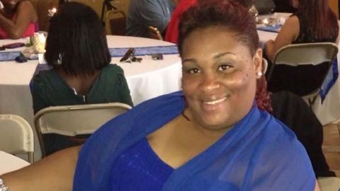 Monica Montgomery, 44, died May 10 after contracting Covid-19. Her family has filed a wrongful death suit against her employer.