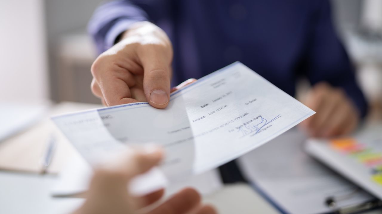 If you write a check but don't have enough money in your checking account to cover it, you'll overdraw your account.