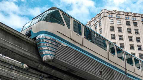 Seattle's monorail is only about a mile long.