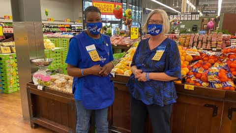 LaShenda Williams' manager Jackie Vandal helped her throughout the interview process for the Kroger position. "I wish I had a whole team full of her," Vandal says.
