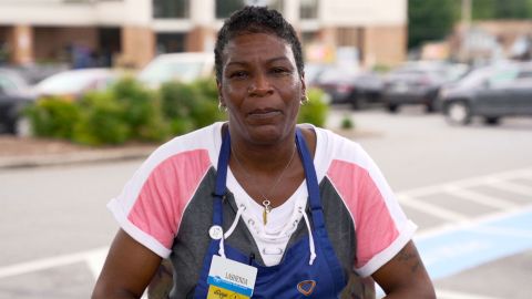 LaShenda Williams now works at the Kroger store whose parking lot once served as an extended bedroom after she was forced to sleep in her car