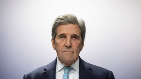In this December 10, 2019, file photo, former Secretary of State John Kerry attends the COP25 Climate Conference in Madrid.