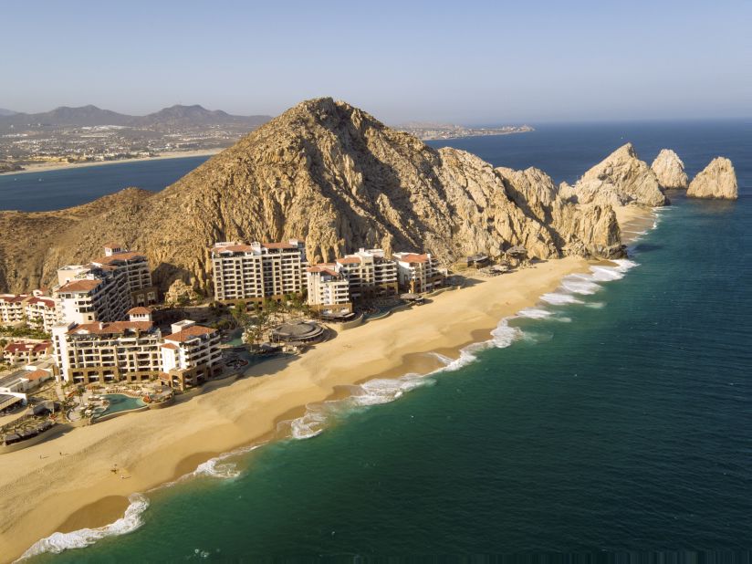 <strong>Playa Grande Resort & Grand Spa:</strong> This resort in Los Cabos, Mexico, sits on the beach with views toward distinctive rock formation El Arco. Click through the gallery for more resorts offering bargains: