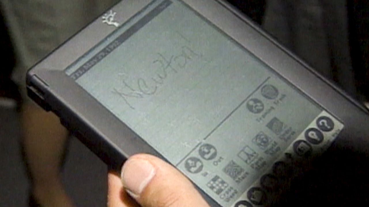 Apple's Newton device made its public debut at CES in 1992. Marketed as a computer that fits in the palm of your hand, the device never fully took off.