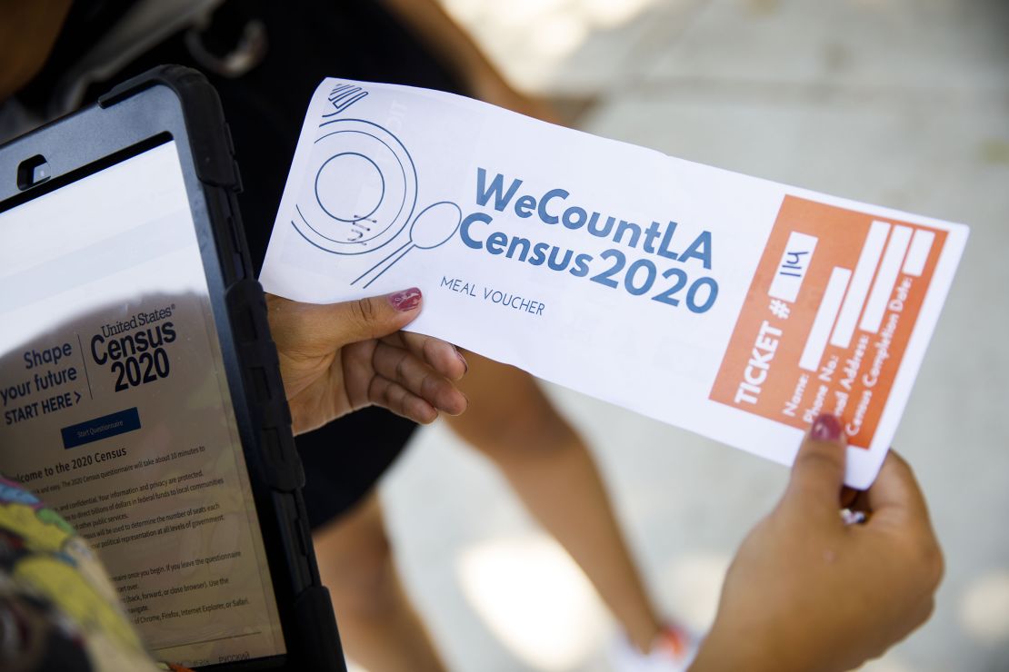 Some Los Angeles restaurants recently distributed free meal vouchers in an effort to boost census response rates. 