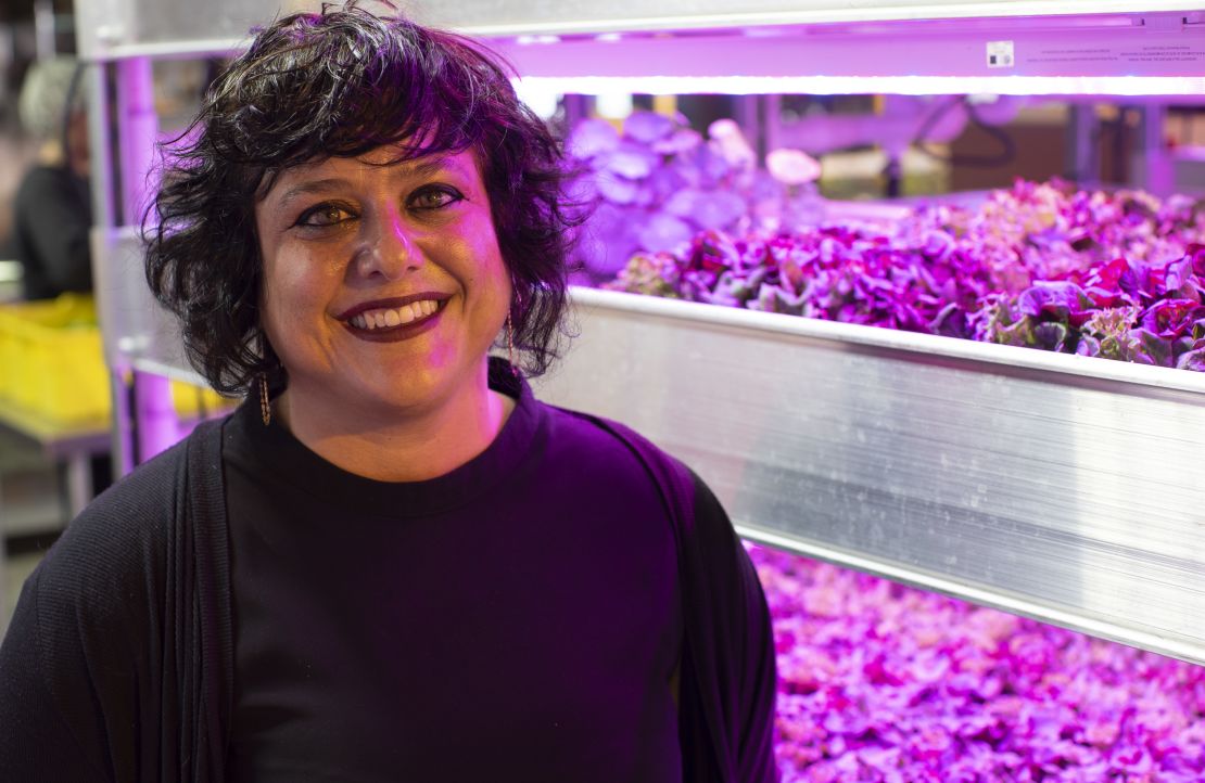 Nona Yehia, the founder of Vertical Harvest in Jackson, Wyoming.