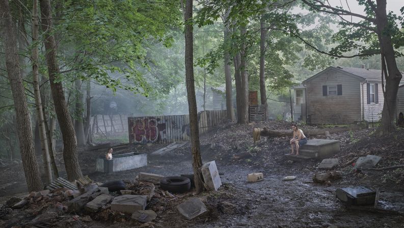 "I've always had this weird there-but-not-there relationship to the world," Crewdson said. "And I do think that theme of disconnection runs throughout all of my pictures."