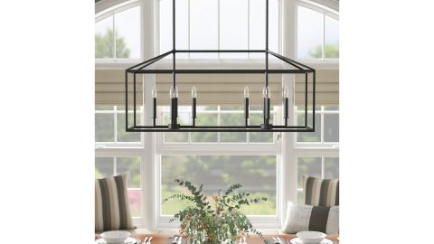 Laurel Foundry Modern Farmhouse Odie 8 Rectangle Pendant Light