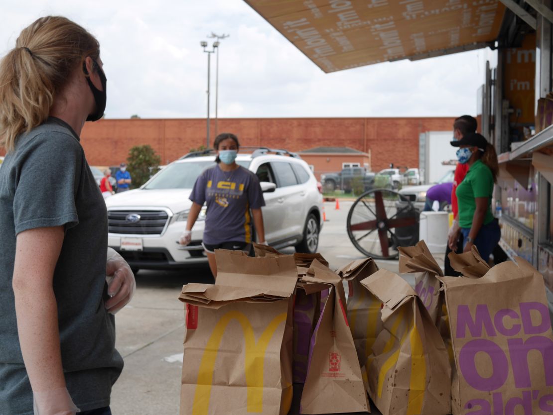 For six days, Patel and his staff offered brown bag meals to the Lake Charles community.