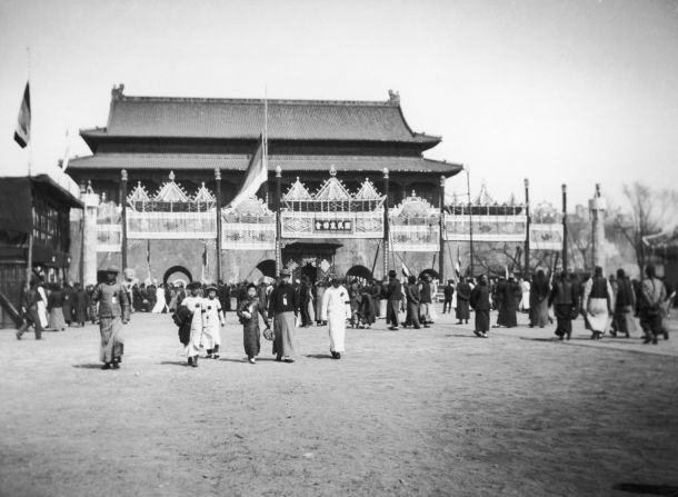 The Forbidden City captured in 1908. 