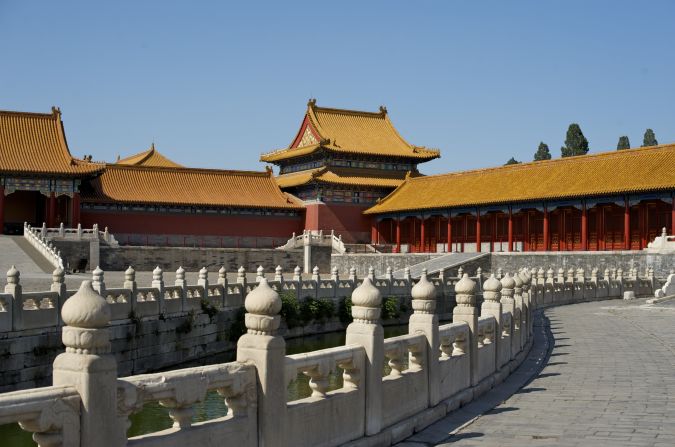 Tourists visit Beijing's Forbidden City in 2009.