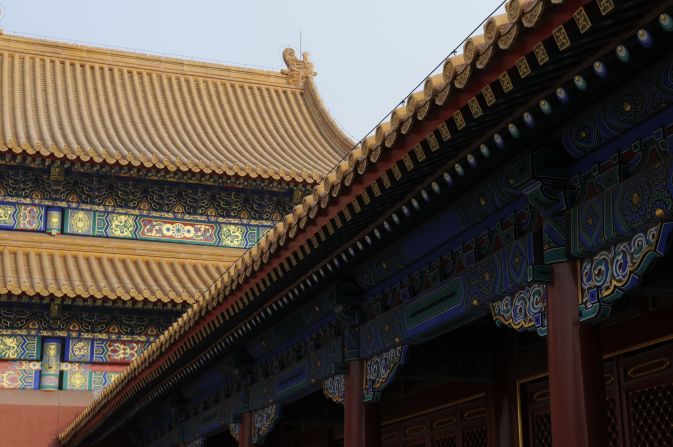 Imperial halls in the Forbidden City, pictured in February 2010.         